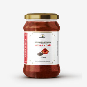 mermelada artesanal fresa con chia