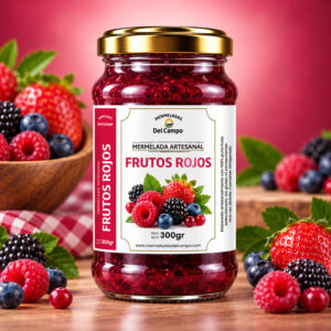 mermelada de frutos rojos